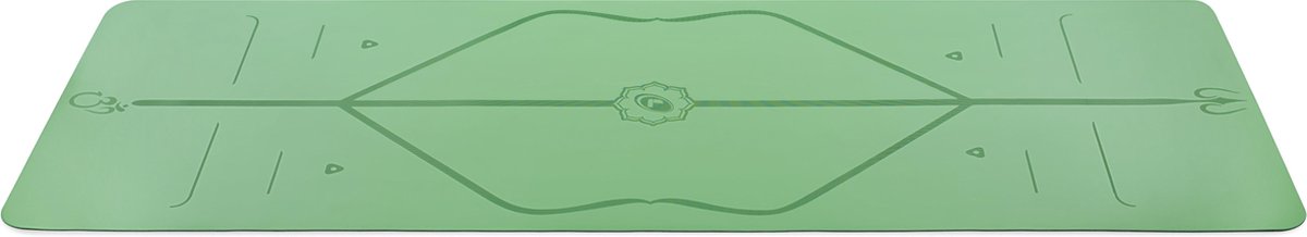 Liforme Travel Yoga Mat - groen - Incl. Yogatas - (2MM - 1,6 KG)