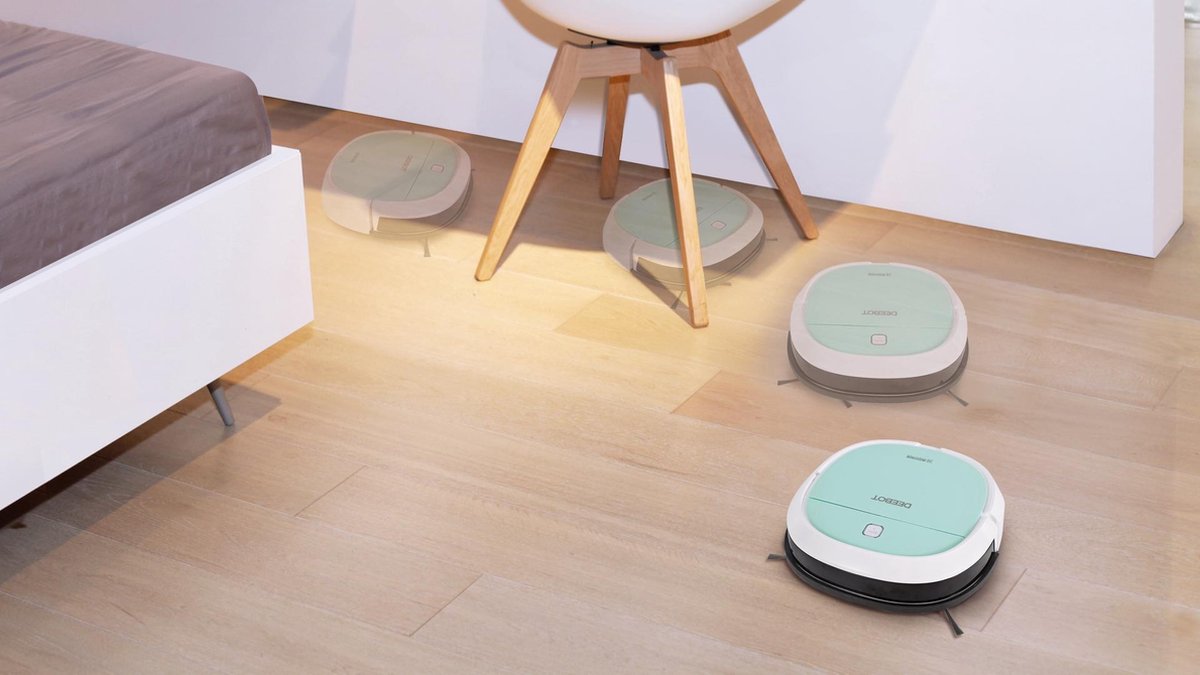 Ecovacs DEEBOT Mini robotstofzuiger Stofzak Muntkleur, Wit 0,3 l | bol.com