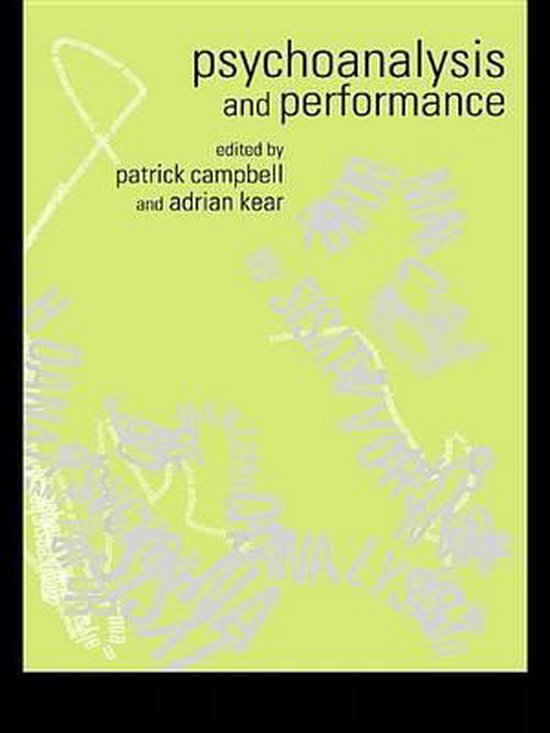 Psychoanalysis and Performance - cover