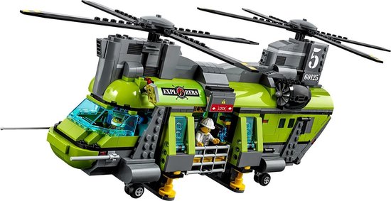 LEGO City Vulkaan Zware Transport Helikopter - 60125 | bol.com