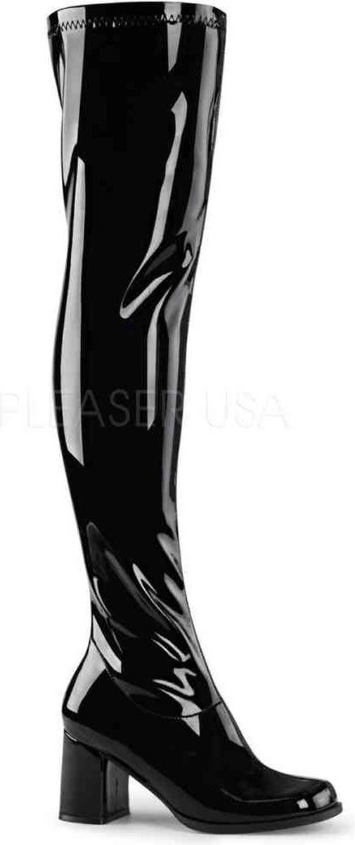 Funtasma - GOGO3000 Kniehoge laarzen - US 11 - 41 Shoes - Zwart