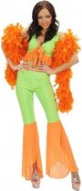 Sexy fluo disco kostuum voor dames - Verkleedkleding - Maat S