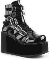 Demonia Plateau Laarzen -36 Shoes- CONCORD-57 US 6 Zwart