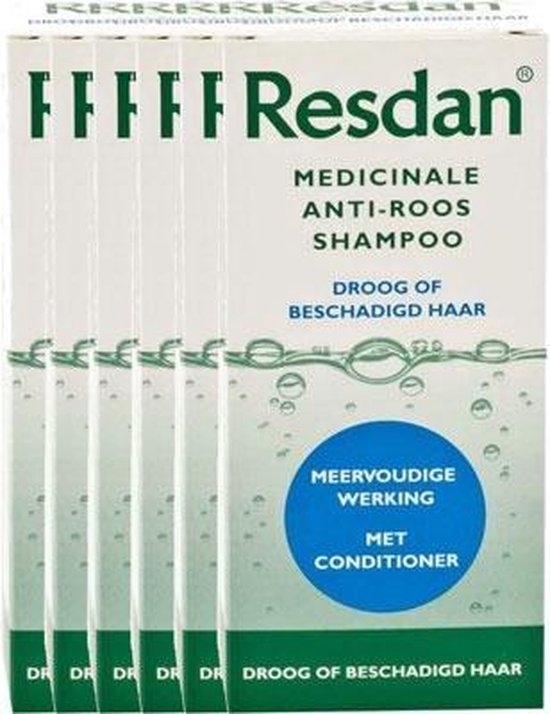 Resdan Shampoo Droog / Beschadigd Medicinale Anti-roos Shampoo  Voordeelverpakking | bol.com
