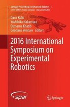 Springer Proceedings in Advanced Robotics- 2016 International Symposium on Experimental Robotics