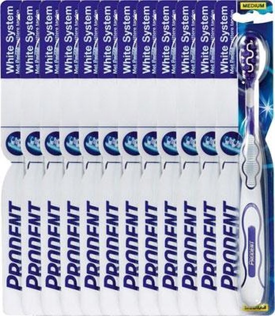 6x Prodent white system tandenborstel met perlite | bol.com
