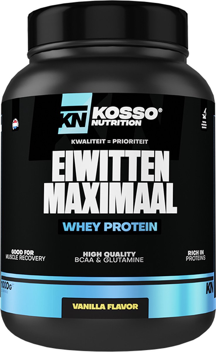 Kosso Nutrition - Kosso Eiwitten Maximaal - Vanille - Proteïne Poeder