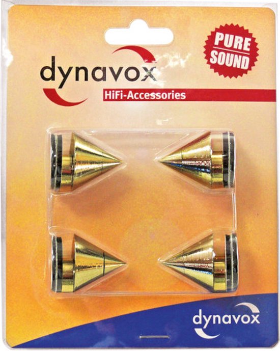 Dynavox Spikes 4-delig - Zwart - Dynavox