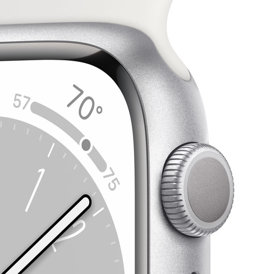 Apple Watch Series 8 - 41mm - Zilver Aluminium