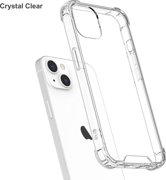 Coque Apple iPhone 14 Plus Transparente et Protecteur d'écran en Verres - Coque Arrière Hybride Antichoc