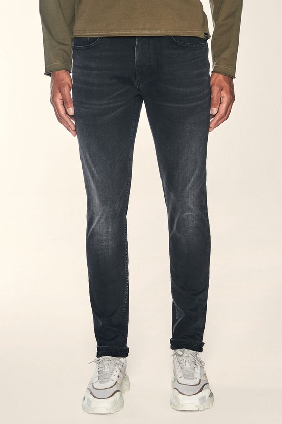 GARCIA Brando Heren Skinny Fit Jeans Zwart - Maat W26 X L30