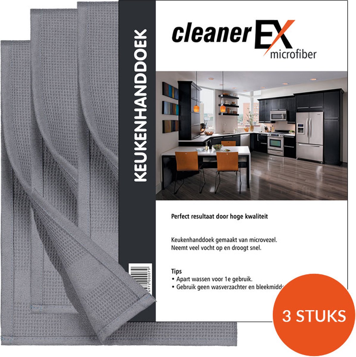 CleanerEX Keukenhanddoek set - 3 Stuks