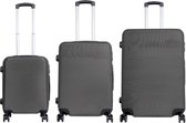 Monopol- Malaga - Valise de voyage set 3 pièces - ABS robuste - Anthracite - Prix fixe