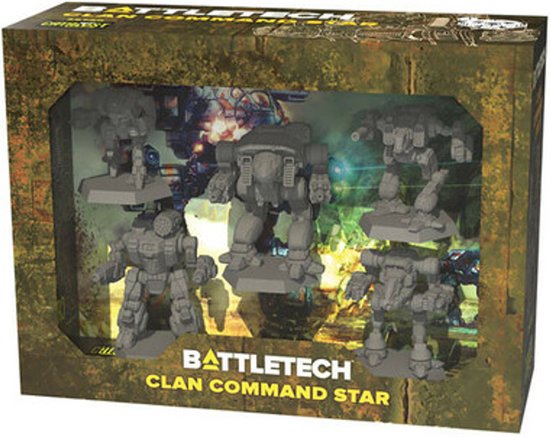 Thumbnail van een extra afbeelding van het spel Battletech Clan Command Star - EN