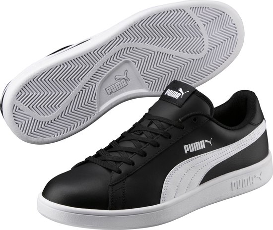Puma - Heren Sneakers Smash V2 L - Zwart - Maat 45