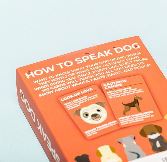 Thumbnail van een extra afbeelding van het spel Gift Republic How To Speak Kaarten - Hond