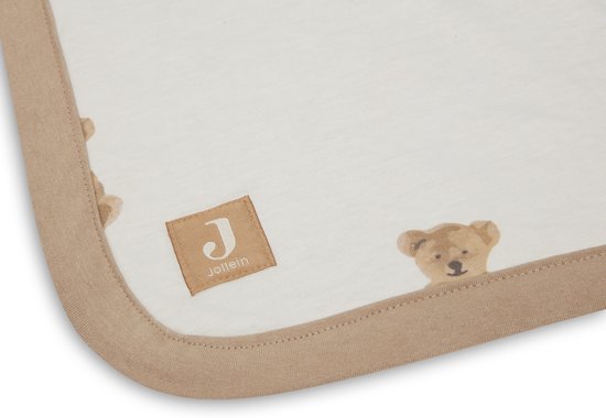 Jollein Baby Deken Wieg Jersey 75x100cm - Teddy Bear