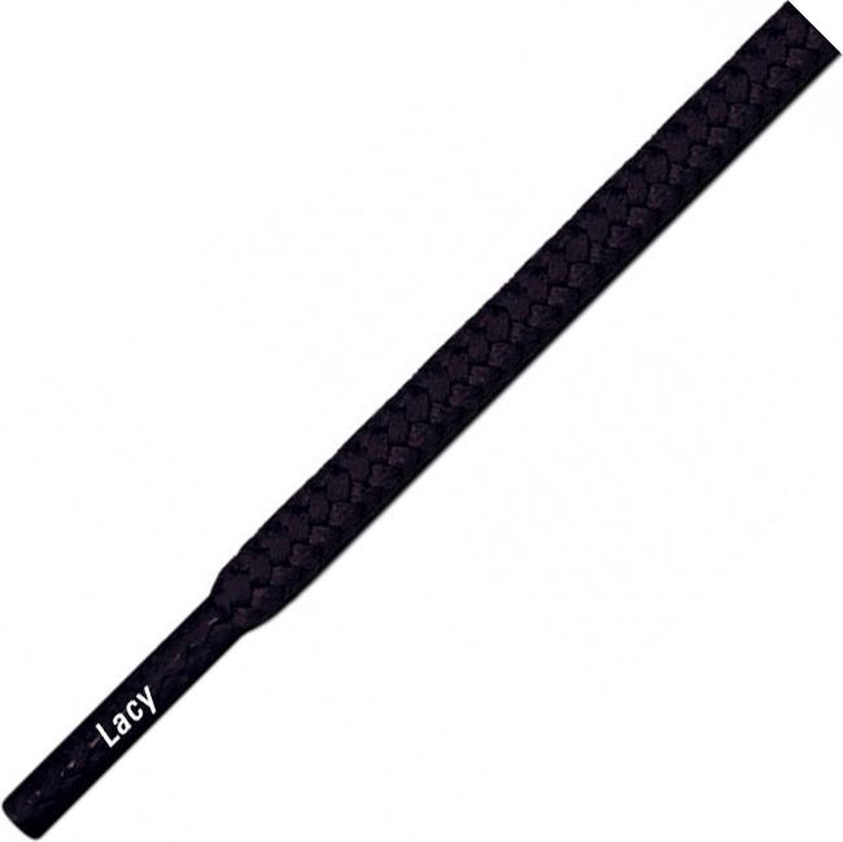 Schoenveters -lacy- Hikies - zwart-120 cm lang en 5mm dik rond