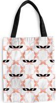 MuchoWow® Schoudertas - Strandtas - Big Shopper - Boodschappentas - Carnaval - Patronen - Maskers - 40x50 cm - Katoenen tas