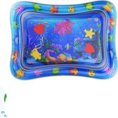 BabyHero - Waterspeelmat - Babygym - Opblaasbare Watermat - Speelkleed Baby - Tummy Time - Speelmat - Kraamcadeau - Blauw