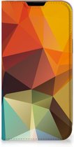 Smartphone Hoesje iPhone 14 Plus Leuk Book Case Polygon Color