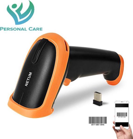 Professionele Barcode Scanner - Winkel Handscanner - Barcodelezer -  Barcode Scannen - Zwart