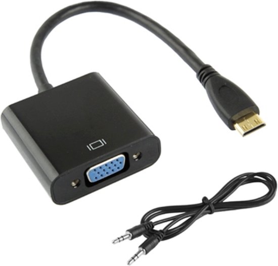 Adaptateur VGA vers HDMI 1080P VGA mâle vers HDMI femelle câble de con