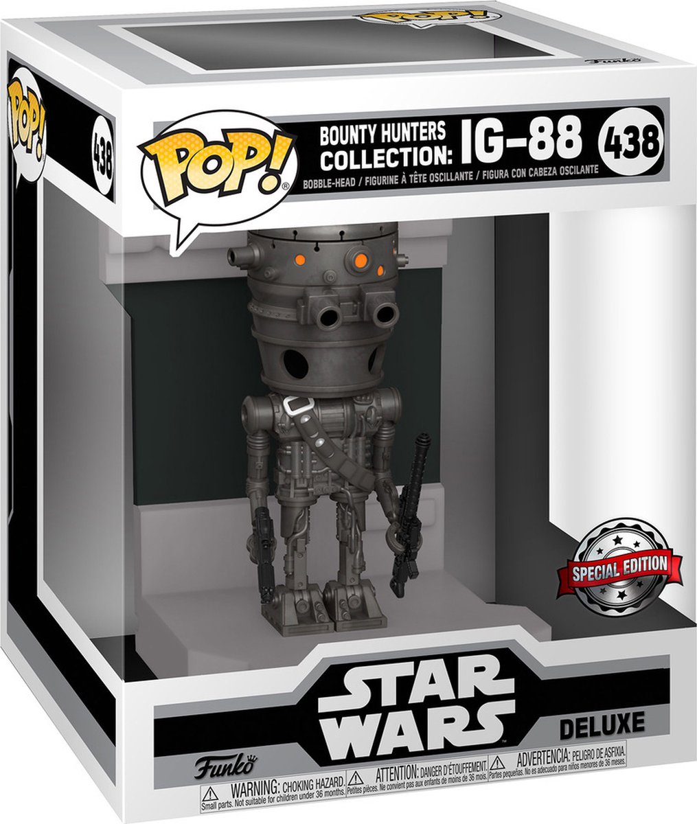 Funko Pop! Deluxe: Star Wars Bounty Hunters Collection – IG-88 Exclusive