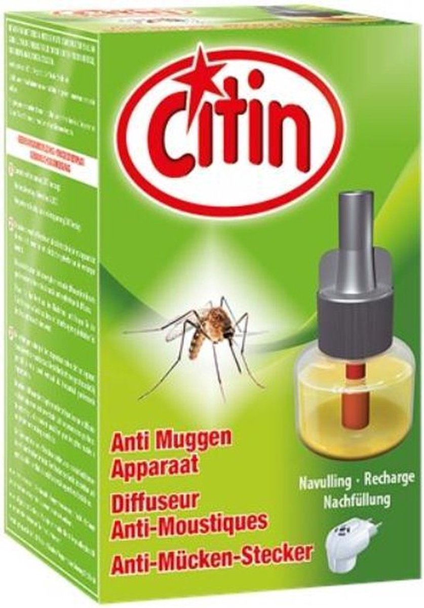 Citin - Recharge - Prise anti-moustique - Anti-moustique - Diffuseur - Anti- moustiques | bol.com