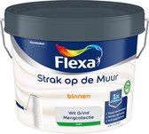 Flexa - Strak op de muur - Muurverf - Mengcollectie - Wit Grind - 2,5 liter
