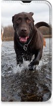 Standcase Hoesje Geschikt voor iPhone 14 Smart Cover Honden Labrador