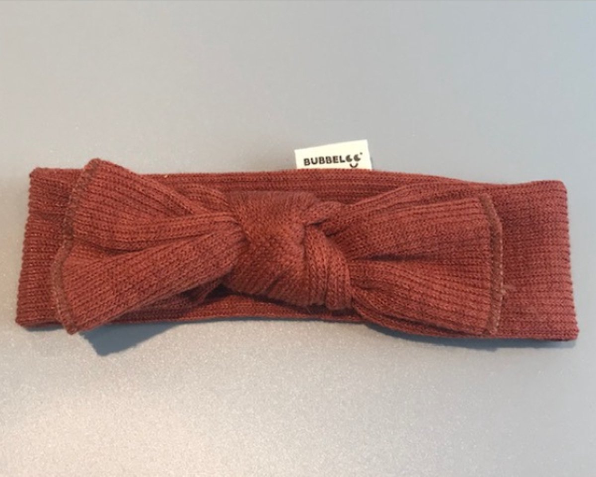 HAIRBAND WITH BOW(BROWN)