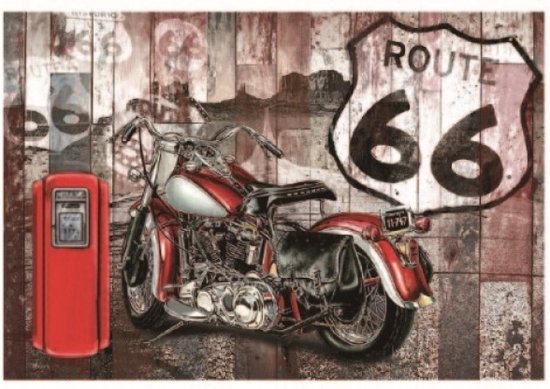 Plaque murale - Motor Route 66 - For the Motor Enthusiast