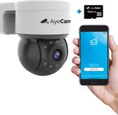 AyeCam Beveiligingscamera Buiten - 360PRO - 1 Jaar Garantie - Full HD - Bewakingscamera - Incl. 32GB SD