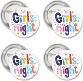 8 Buttons Girls Night - button - vrijgezellenfeest - vrijgezellenavond - girl - vrouw - feest - party