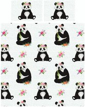 dekbedovertrek double ours panda - 200 x 200 cm. - Couette Panda