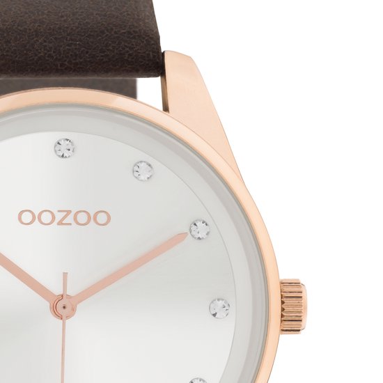OOZOO Vintage Classics - Rosé Goudkleurige OOZOO Horloge Met Rosé