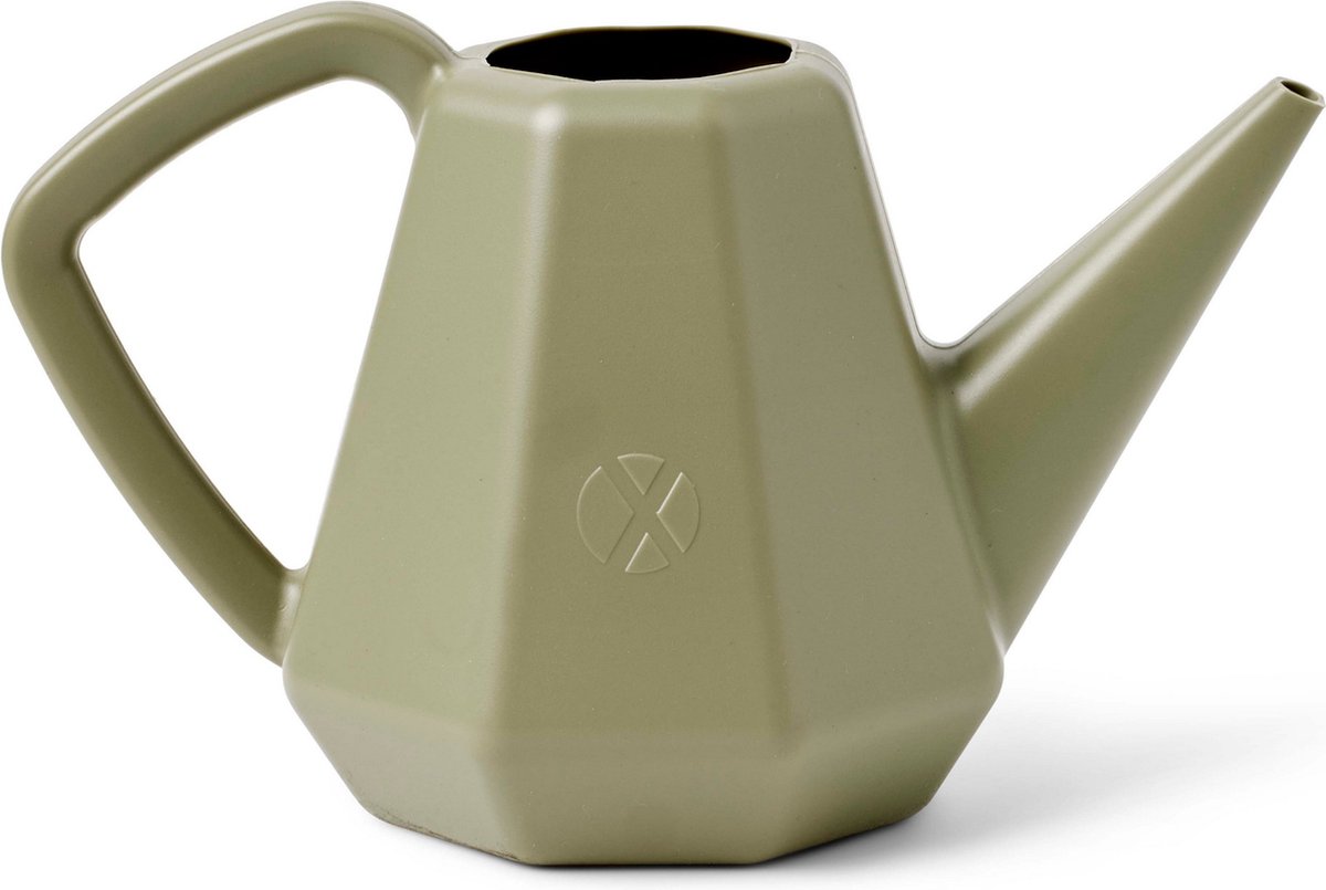 Xala - Gieter Doppio Smooth 2L - 28x16x17 - Olijfgrijs - Voor binnen & buiten - Breukbestendig - Lichtgewicht - 10 jaar garantie