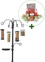Vogel voederstation 185 cm - inclusief compleet vogelvoerpakket van Tuin de Bruijn®
