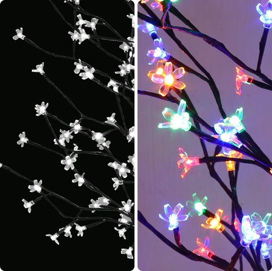 KESSER® Lichtboom berkenboom 60 cm led met afstandsbediening timer 8