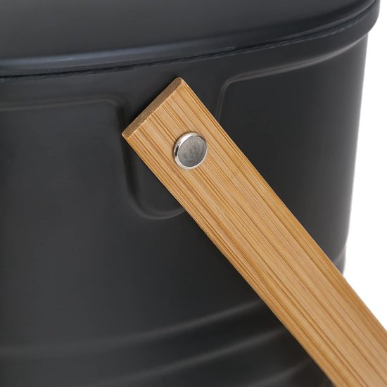 Bac à compost de cuisine gris 6,6 litres avec couvercle hygiénique