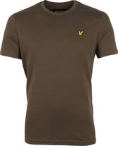 Lyle and Scott - T-shirt Olive - Heren - Maat XS - Modern-fit