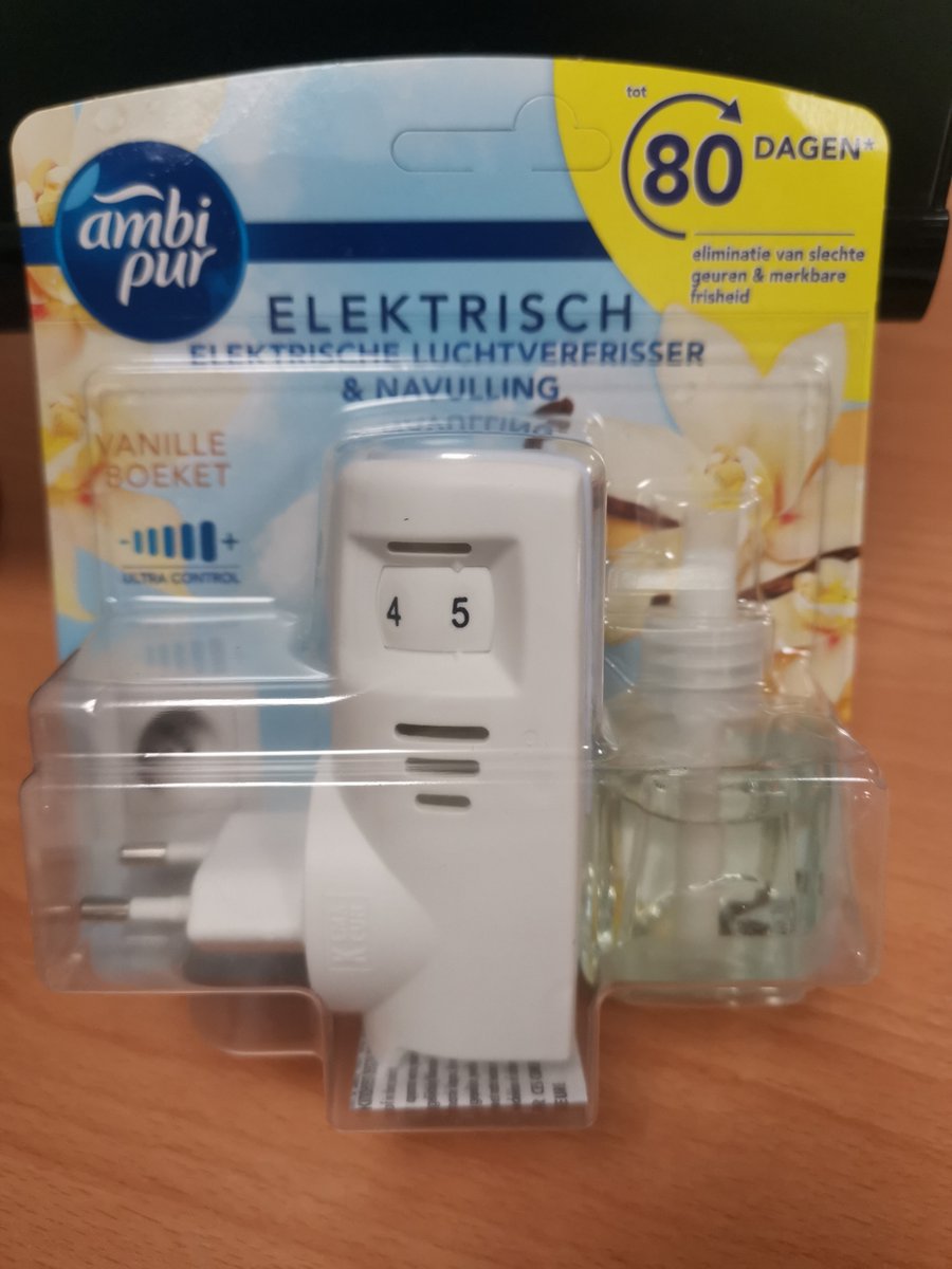AMBI PUR ELECTRIC AIR FRESHENER READY+UTT 20ML - VANILLA