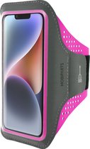 Mobiparts Brassard Sport Comfort Fit Apple iPhone 14 Pro Pink Fluo