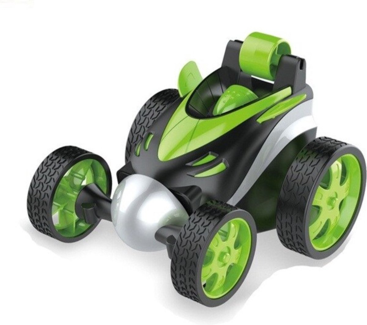 Bestuurbare stuntbuggy , car with remote control 360° spins- Groen