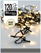 Oneiro’s luxe Kerstverlichting 120 LED's 9 meter warm wit - kerst - kerstboom - feestdagen - winter - verlichting - binnen - buiten - sfeer