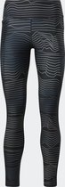 Reebok Sport Legging AOP Tight - Zwart rayé - Femme - Taille XL