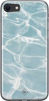 Casimoda® hoesje - Geschikt voor iPhone SE (2020) - Oceaan - Siliconen/TPU telefoonhoesje - Backcover - Water - Blauw