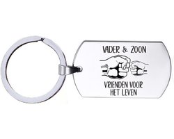 Sleutelhanger RVS - Vader En Zoon