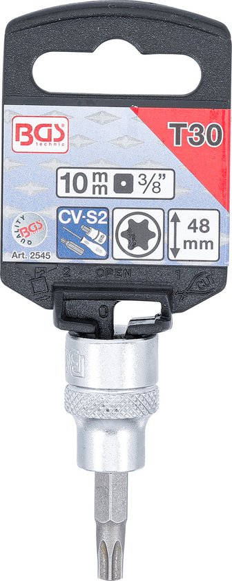 BGS Embout clé à douille 3/8 Torx T30
